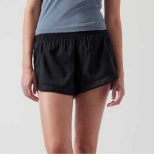 Athleta Black Athletic Shorts Elastic Waist Lightweight